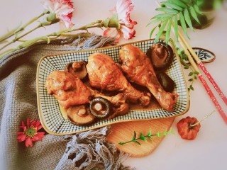 鸡腿炖香菇 