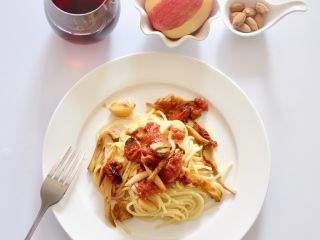 烤小番茄蘑菇酱